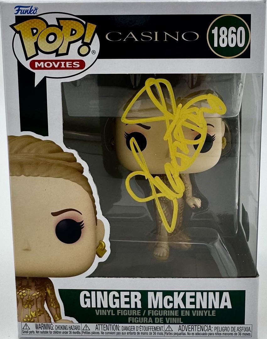 Sharon Stone signed "Ginger McKenna" Funko #1860 (Casino) - Beckett COA